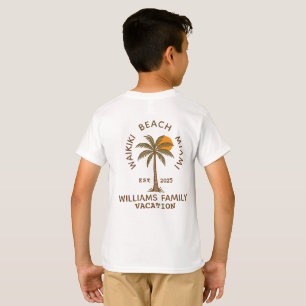 Cartoon Family Reunion Summer Holiday  T-Shirt