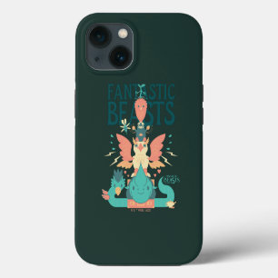 Cartoon Fantastic Beasts Emerge From Suitcase iPhone 13 Case