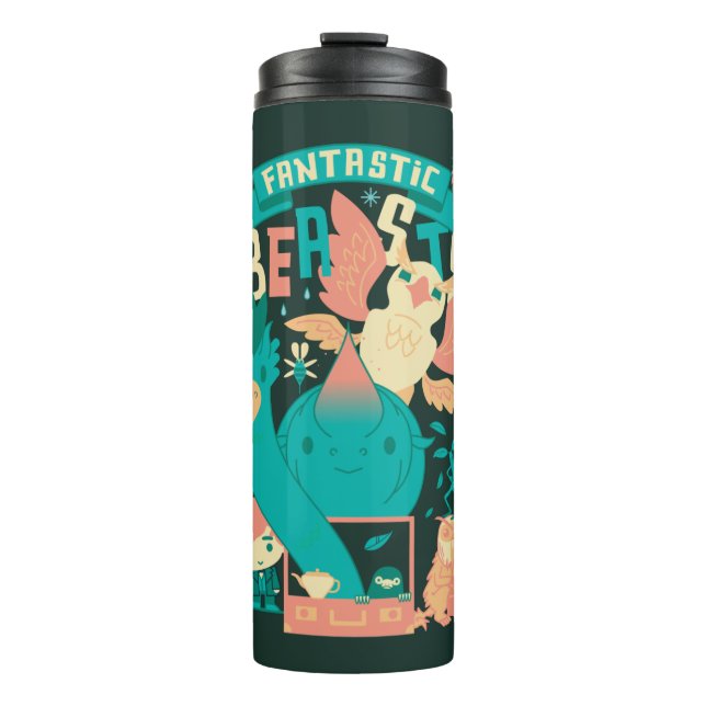 Cartoon Fantastic Beasts With Newt Scamander Thermal Tumbler (Front)
