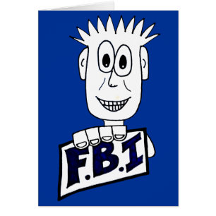 Cartoon FBI Agent