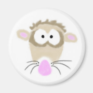 Cartoon Ferret Magnet