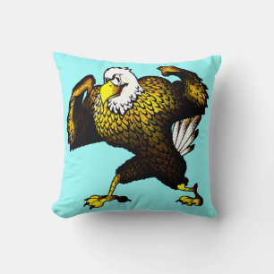 Cartoon Fighting Eagle Cushion
