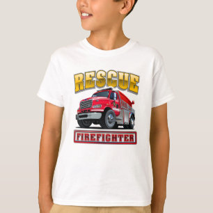 Cartoon firetruck T-Shirt