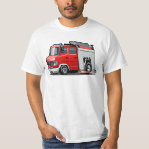 Cartoon firetruck T-Shirt