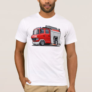 Cartoon firetruck T-Shirt