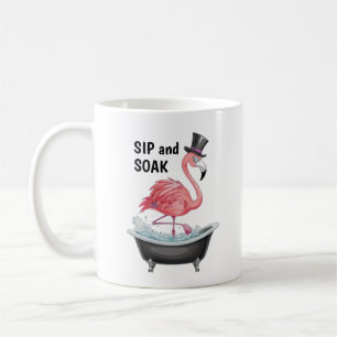 Cartoon Flamingo Coffee Mug