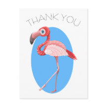 Cartoon Flamingo Thank You