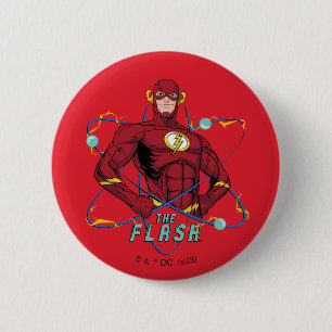 Cartoon Flash Atomic Graphic 6 Cm Round Badge