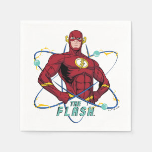 Cartoon Flash Atomic Graphic Napkin