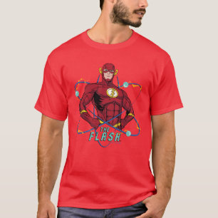 Cartoon Flash Atomic Graphic T-Shirt