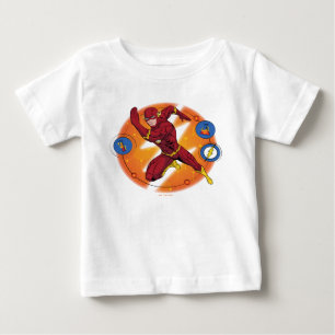 Cartoon Flash Laboratory Running Graphic Baby T-Shirt