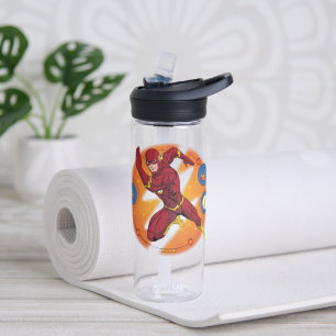 Cartoon Flash Laboratory Running Graphic Water Bottle