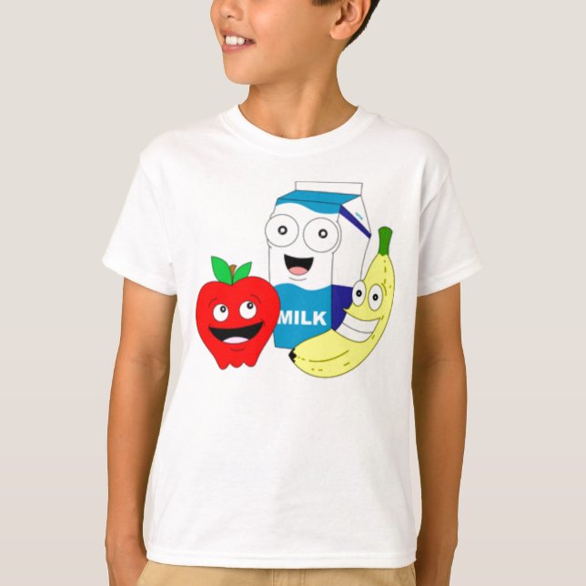 cartoon food T-Shirt (Front)