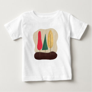 Cartoon, forest, trees baby T-Shirt
