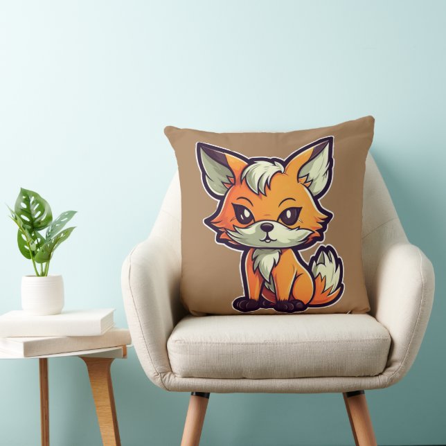 CARTOON FOX CUSHION (Chair)