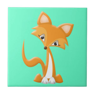 Cartoon Foxy Fox Tile