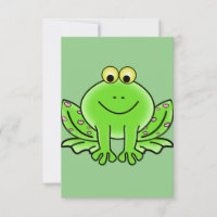Cartoon frog