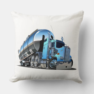 Cartoon fuel truck cushion