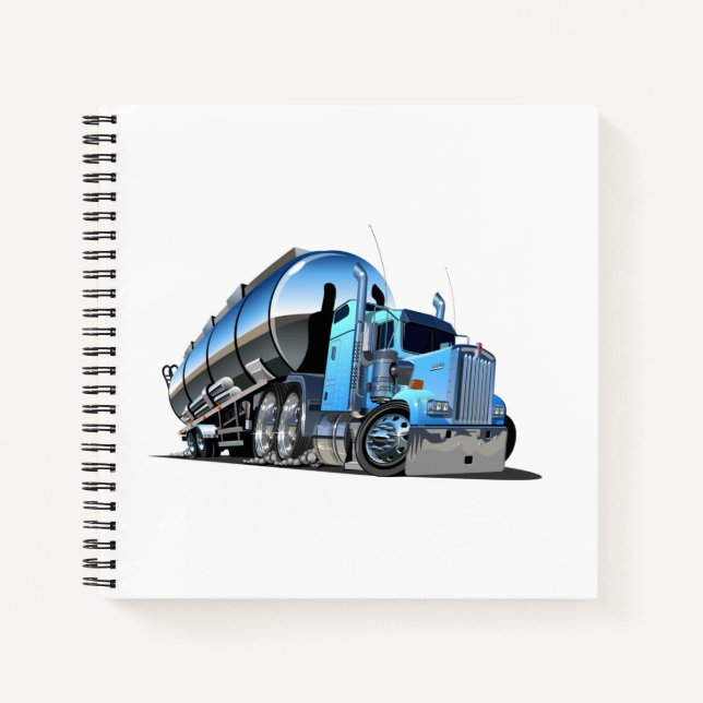 Cartoon fuel truck notebook (Front)