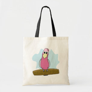 Cartoon Galah Cockatoo Tote Bag