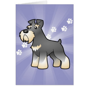 Cartoon Giant/Standard/Miniature Schnauzer