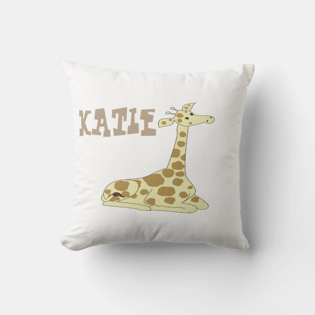 Cartoon Giraffe Cushion (Front)