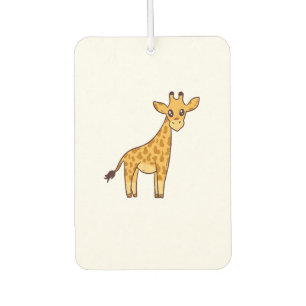 Cartoon Giraffe I Kids I Toddler Giraffe Car Air Freshener