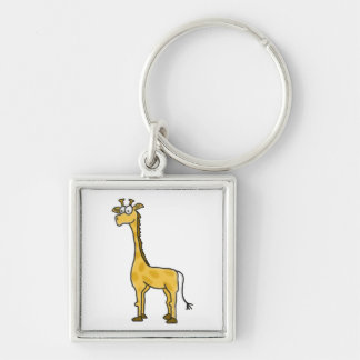 Cartoon Giraffe Keychain