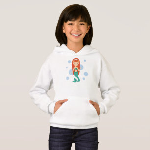 Cartoon girl cute mermaid princess 