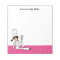 Cartoon Girl Recipe Notepad