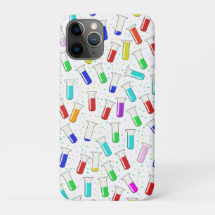 Cartoon glass test tubes iPhone 11 pro case