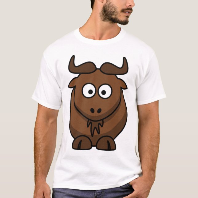 Cartoon Gnu Tee (Front)