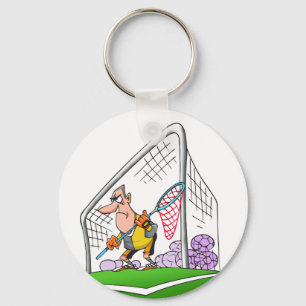 Cartoon Goalkeeper Keychain