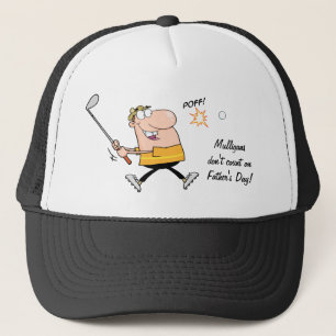 Cartoon Golfer Father's Day Hat