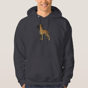 Cartoon Great Dane Hoodie