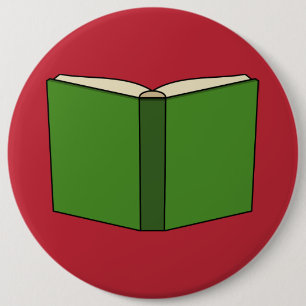Cartoon Green Book 6 Cm Round Badge