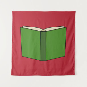 Cartoon Green Book Tapestry