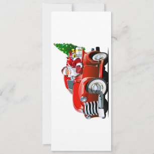Cartoon greeting Christmas card