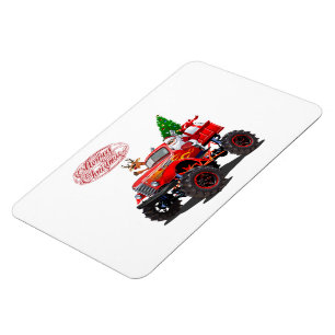 Cartoon greeting Christmas card Magnet