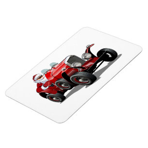 Cartoon greeting Christmas card Magnet