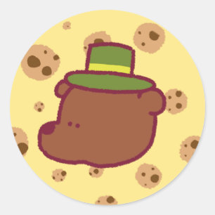 Cartoon Grizzly Sticker