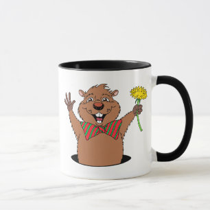 Cartoon Groundhog Mug