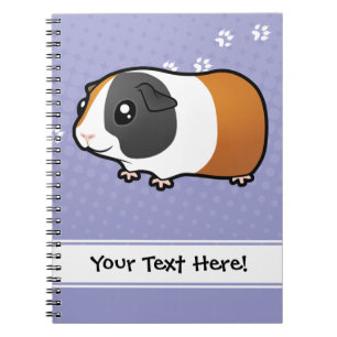 Cartoon Guinea Pig (smooth hair) Notebook