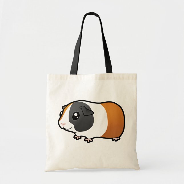 Cartoon Guinea Pig (smooth hair) Tote Bag (Front)