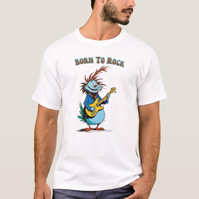 Cartoon Guitarist T-Shirt (Front)