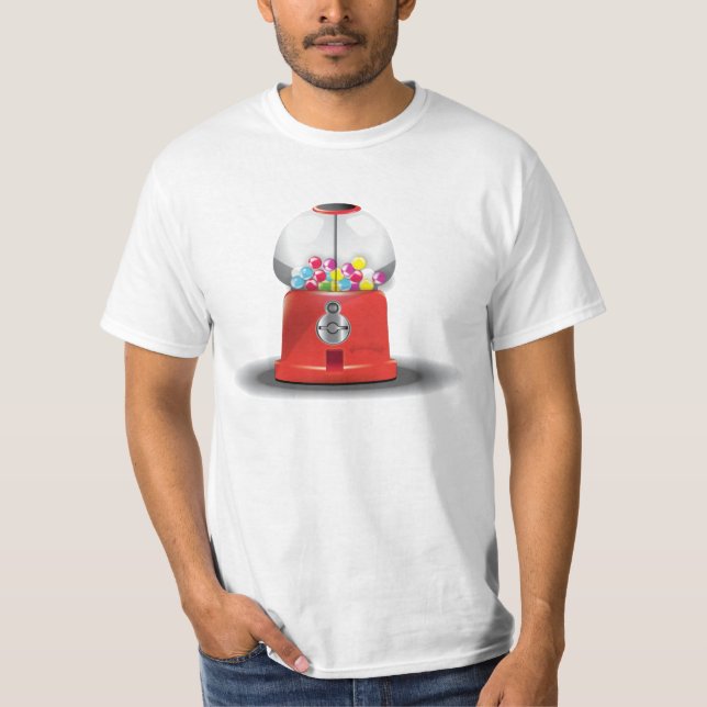 Cartoon gumball Candy Machine T-Shirt (Front)