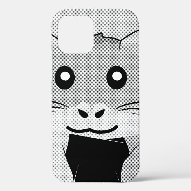 Cartoon Hamster Scarfed Joy Case-Mate iPhone Case (Back)