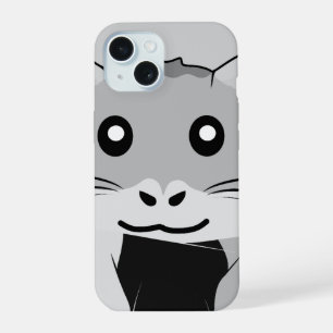 Cartoon Hamster Scarfed Joy iPhone 15 Case