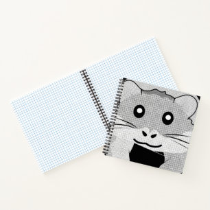Cartoon Hamster Scarfed Joy Notebook