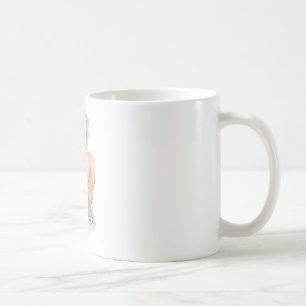 Cartoon hand holding money coffee mug